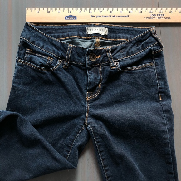 Bullhead Dark Wash Skinny Jeans - 1 - Picture 3 of 6